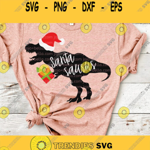 Santasaurus SVG Christmas Dinosaur SVG Santa saurus Svg Xmas Dinosaur Clipart Dinosaur Svg Christmas Svg Dinosaur Santa Svg Cricut svg