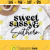 Sassy Sweet Southern Svg Southern Svg Sassy Svg Sarcastic Svg Quote Retro Vintage Svg Cut File Southern Quotes Svg Files for Cricut Design 960