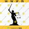 Scales of Justice SVG Files Lady Justice Vector Images Clipart Balance Law SVG files For Cricut EpsLady Justice Png Dxf Clip Art Design 71