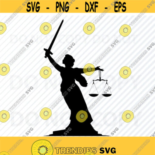 Scales of Justice SVG Files Lady Justice Vector Images Clipart Balance Law SVG files For Cricut EpsLady Justice Png Dxf Clip Art Design 71