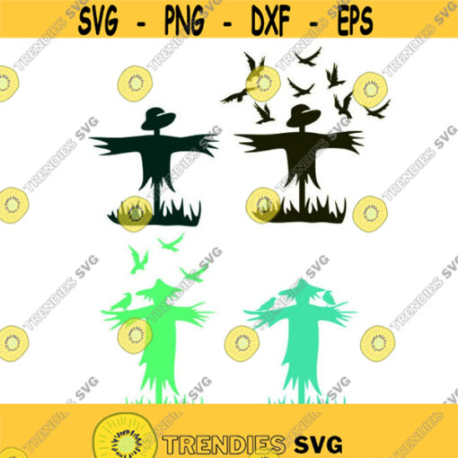 Scarecrow Farm Autumn Fall Thanksgiving Cuttable Design SVG PNG DXF eps Designs Cameo File Silhouette Design 1680
