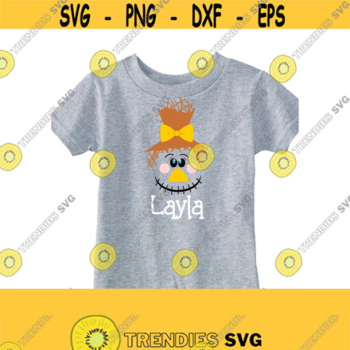 Scarecrow Svg Girl Scarecrow Svg Scarecrow T SHirt Halloween Svg SVG DXF EPS Ai Jpeg Png and Pdf Instant Download