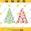 Schnauzer Dog Christmas Tree Cuttable Design SVG PNG DXF eps Designs Cameo File Silhouette Design 204