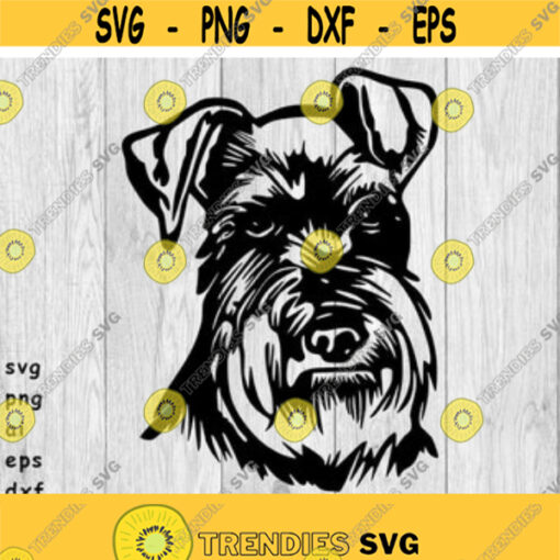 Schnauzer Miniature Schnauzer 5 svg png ai eps dxf DIGITAL files for Cricut CNC and other cut projects Design 75