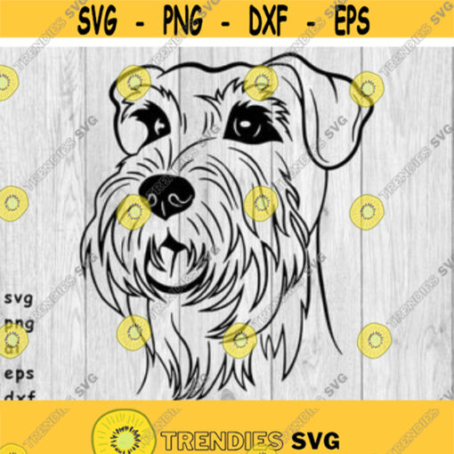 Schnauzer Miniature Schnauzer 6 svg png ai eps dxf DIGITAL files for Cricut CNC and other cut or print projects Design 74