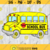 School Bus Multi Color Fun School Bus svg png ai eps dxf DIGITAL FILES for Cricut CNC and other cut or print projects Design 411
