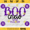 School Teacher Halloween SVG Boo Crew SPED Teacher svg png jpeg dxf Silhouette Cricut Vinyl Cut File Fall Special Education 1678