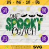 School Teacher Halloween SVG One Spooky Coach svg png jpeg dxf Silhouette Cricut Vinyl Cut File Fall Phys Ed Gym PE Instructional 1965