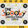 School Teacher Halloween SVG One Spooky Instructional Coach svg png jpeg dxf Silhouette Cricut Vinyl Cut File Fall Special Education 2553