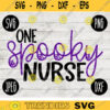School Teacher Halloween SVG One Spooky Nurse svg png jpeg dxf Silhouette Cricut Vinyl Cut File Fall Special Education 1953