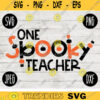 School Teacher Halloween SVG One Spooky Teacher svg png jpeg dxf Silhouette Cricut Vinyl Cut File Fall Special Education 2224