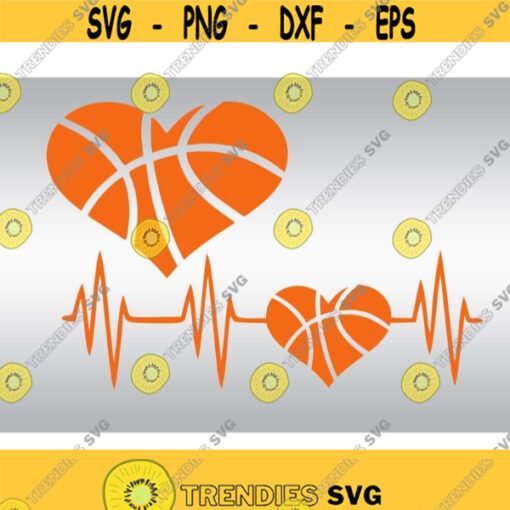 School spirit svg basketball svg basketball mom svg heartbeat svg cheer mom svg cheer sister svg iron on clipart SVG DXF eps png Design 382