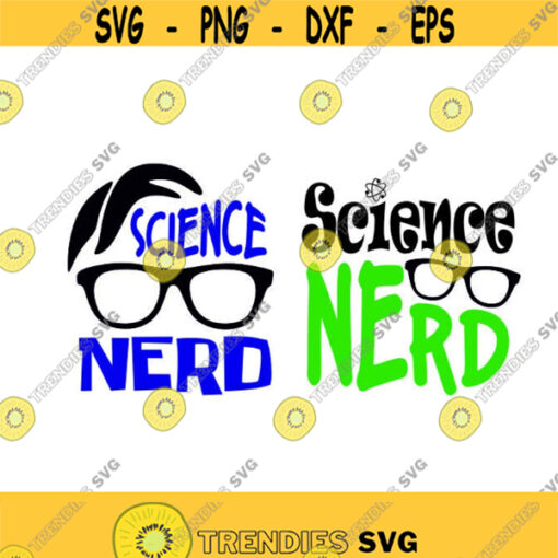 Science Nerd Class Teacher Back to Cuttable Design SVG PNG DXF eps Designs Cameo File Silhouette Design 1956