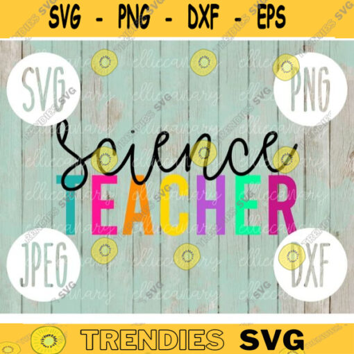 Science Teacher Team svg png jpeg dxf cut file Commercial Use SVG Back to School Faculty Squad Group Elementary Teacher 1034