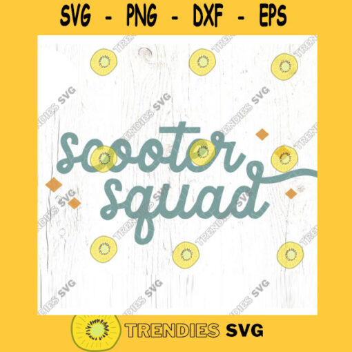 Scooter squad SVG cut file scooter gang svg electric scooter svg motor scooter svg for shirt summer svg Commercial Use Digital File