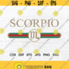 Scorpio svg printable design instant download astrology print vector zodiac svg silhouette Scorpio sign october birthday design Design 49