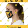 Scorpion Fabric Face Mask Mortal Kombat Gift Washable Face Mask Handmade Face Mask Stylish Face Mask Design 1958