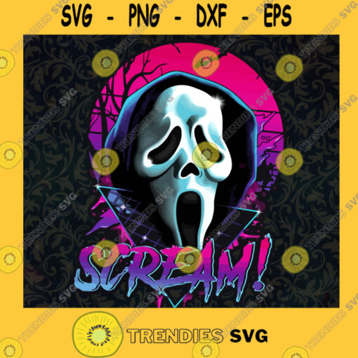 Scream Ghost SVG Ghostface SVG Halloween SVG PNG EPS DXF