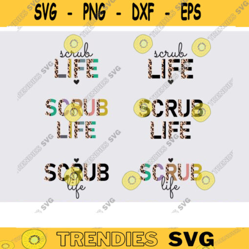 Scrub Life SVG png half leopard Scrub Life svg png Nurse Sublimation Nursing Designs Registered Nurse Nurse leopard cheetah print svg copy