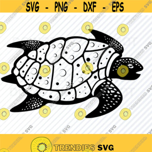 Sea Turtle SVG Tortoise design Vector Images Silhouette Clip Art SeaTurtles SVG Files For Cricut Eps Png dxf Stencil ClipArt ocean Design 483
