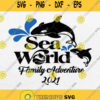 Sea World Family Adventure 2021 Svg