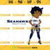 Seattle Seahawks Black Girl Svg Girl NFL Svg Sport NFL Svg Black Girl Shirt Silhouette Svg Cutting Files Download Instant BaseBall Svg Football Svg HockeyTeam