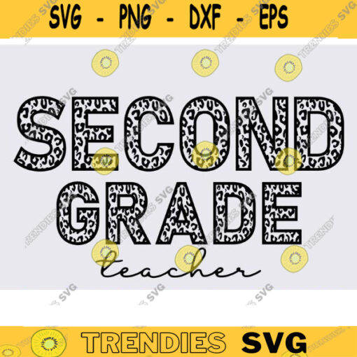 Second Grade Teacher Half Leopard svg png Virtual Teacher back to school svg Teaching Designs teacher leopard svg png Funny Teacher svg copy