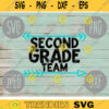 Second Grade Team svg png jpeg dxf cut file Small Business Use Back to School Teacher Appreciation Faculty Staff Elementary 1129