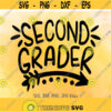 Second Grader SVG 2nd Grade svg Back To School svg 2nd Grader Shirt Design School svg First Day Of School svg 2nd Grade Shirt svg Design 636