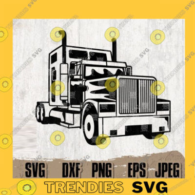 Hot SVG - Semi Truck Digital Downloads 2 Semi Truck Svg Truck Svg Big ...