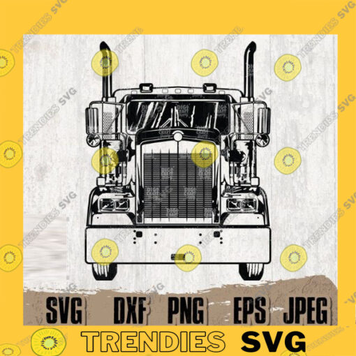Semi Truck Digital Downloads 5 Semi Truck Svg Truck Svg Big Truck Svg Semi Truck Stencil Truck Driver svg Trucker Svg Semi Truck Png copy
