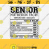 Senior 2022 Nutrition Facts Svg Cut FileGraduate Facts Graduate Nutrition FactsSvgPngEpsDxfPdfSenior 2022 Svg Digital Print Cut file Design 60