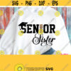 Senior Sister Svg Seniors Sister Shirt Svg File Graduation 2021 Svg Leopard Cheetah Design for Cricut Silhouette Dxf Png Jpg Printable Design 386