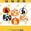 Set of 6 Pumpkin SVG DXF PS Ai and Pdf Digital Files for Electronic Cutting Machines