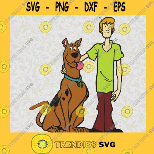Shaggy Rogers and Scooby Doo SVG Disney Digital Files Cut Files For Cricut Instant Download Vector Download Print Files