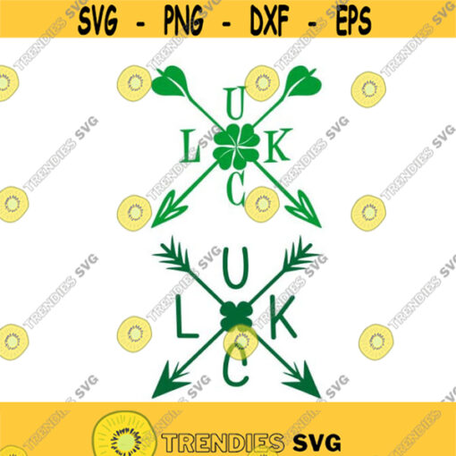 Shamrock Luck St Patricks Irish Cuttable Design Pack SVG PNG DXF eps Designs Cameo File Silhouette Design 733