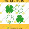 Shamrock SVG Saint Patricks DaySvg Clover SVG CriCut Files svg jpg png dxf Silhouette cameo Design 141