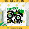 Shamrock crusher SVG Boys St Patrick day SVG Shamrock monster truck SVG St Patrick cut files