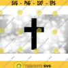 Shape Clipart Black Simple Easy Rectangular Cross or Crucifix Spiritual Religion Religious Christ Church Digital Download SVG PNG Design 1385