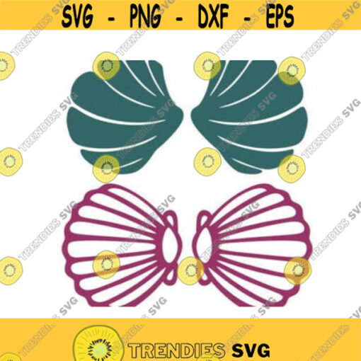 Shells Ocean Beach Cuttable SVG PNG DXF eps Designs Cameo File Silhouette Design 95