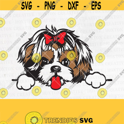 Shih Tzu Svg File Shaggy Dog Svg Toy Poodle Mix Maltese Leash Hook Svg Dog Svg Pet Lover Cutting FilesDesign 237
