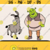 Shrek And Donkey Svg Shrek Svg Donkey Svg Svg For Cricut Disney Cartoon Svg Cricut Svg Svg For Kids Mom Svg Design 53