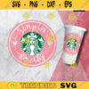 Sippin Pretty Cup Svg Sippin Pretty Starbucks Cold Cup SVG Starbucks SVG Starbucks Personalized Cup Digital Cut File Starbucks Ring Design 279 copy