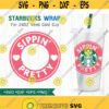 Sippin Pretty Starbucks Cold Cup SVG Sippin Pretty SVG DIY Venti for Cricut 24oz venti cold cupInstant Download Design 178