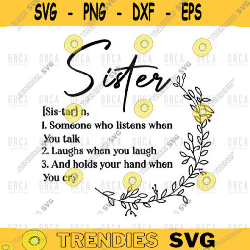 Sister Definion Svg pngdigital file 438