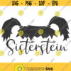 Sisterstein svg sister svg halloween svg png dxf Cutting files Cricut Funny Cute svg designs print for t shirt quote svg family t shirts Design 542