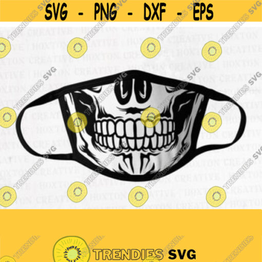 Skeleton Face Mask Svg Skull face mask svg Skull Mask Skeleton mask Funny face mask Design Cricut File Digital DownloadDesign 16