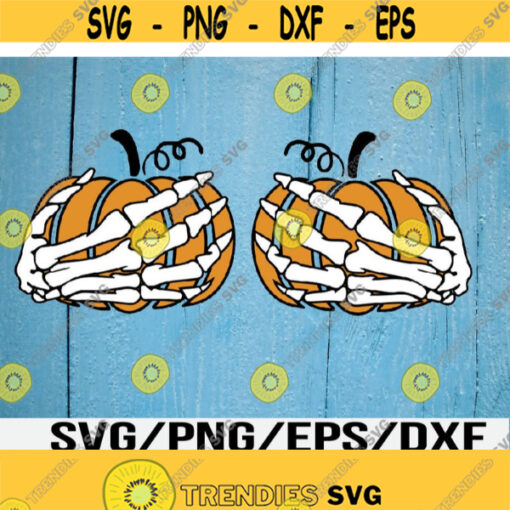 Skeleton Hands Over Boobs SVG PNG eps File Digital Download Design Sublimation Design 278