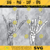 Skeleton Love Hand SVG Ghost Hand Devil hand Design 222