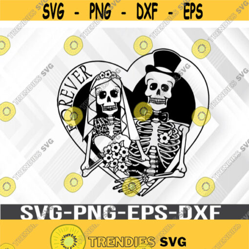 Skeleton Lovers Svg Skull Love Svg Skull Svg Dead Skeleton Love Svg Svg png eps dxf digital download file Design 379
